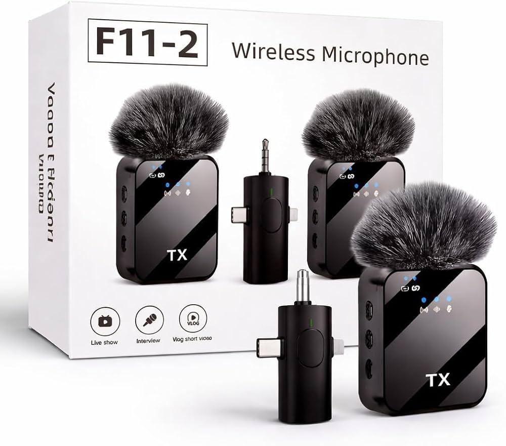 Mikrofon Wireless F11-2