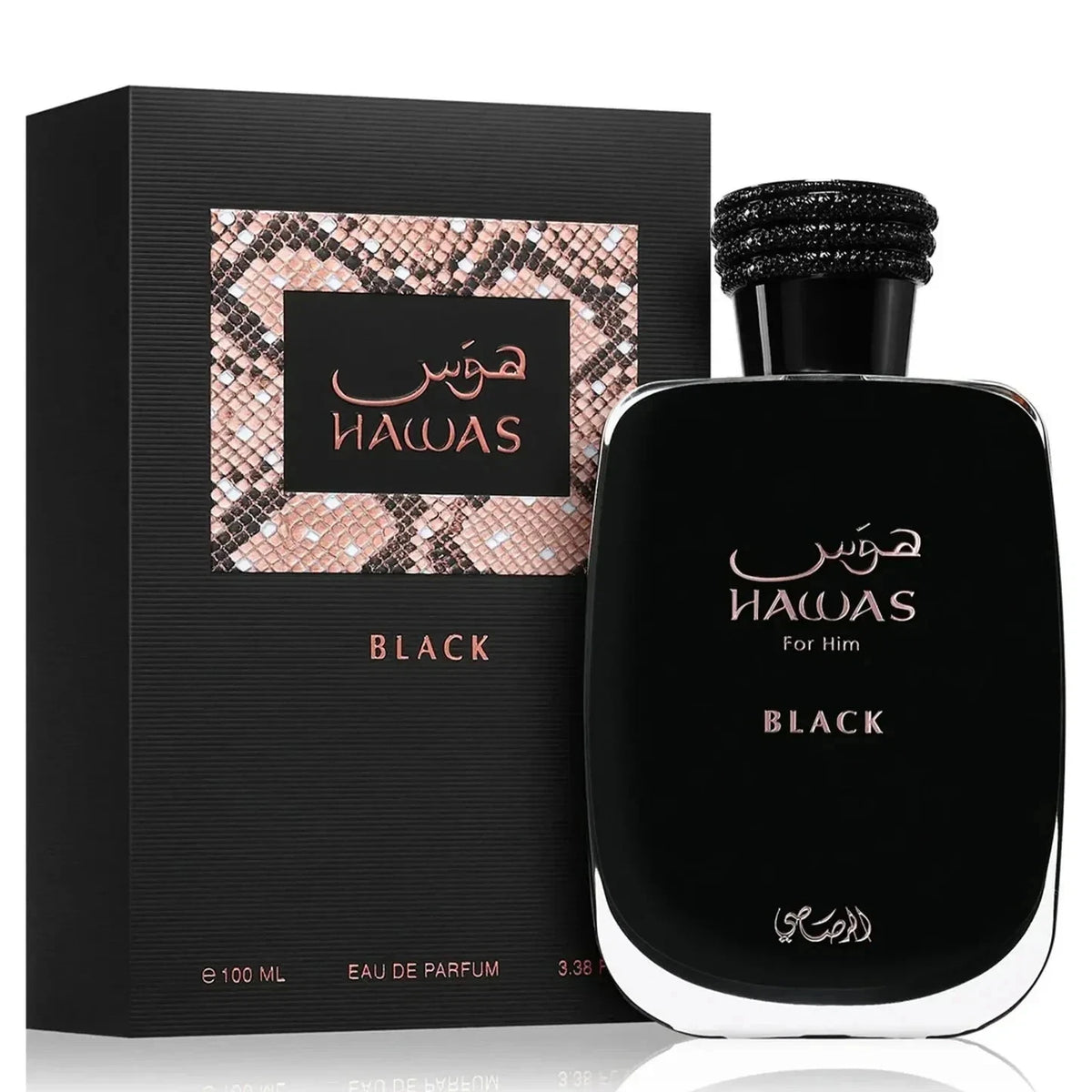 Eau De Parfum Rasasi Hawas Black, 100 ml