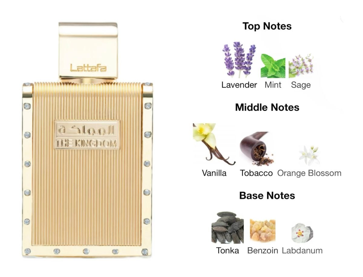Eau de Parfum Lattafa The Kingdom, 100 ml