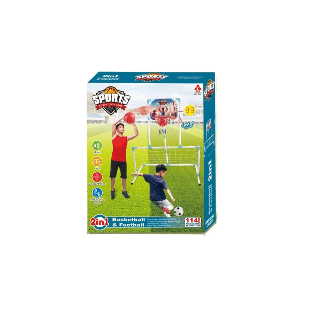Set 2 në 1 për Basketboll dhe Futboll