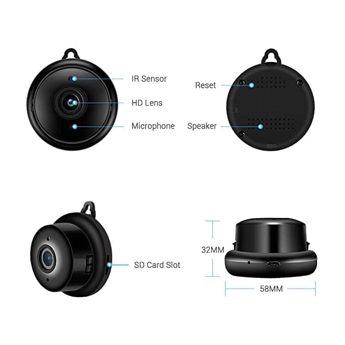 Mini Kamera WiFi për Siguri